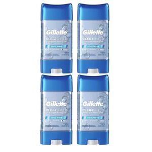 Gillette Clear Shield Antiperspirant & Deodorant, Cool Wave, 3.8oz (pack of 4)